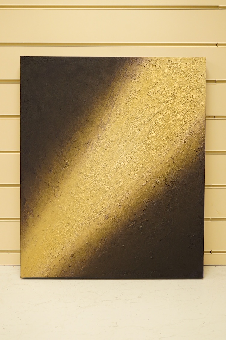 Mark Paul Perry, 'Lost in golden bliss', signed and dated 2013 verso, oil on canvas, unframed, 60 x 50cm